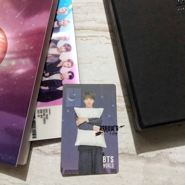 BTS WORLD OST Album Suga Game Coupon Photocard