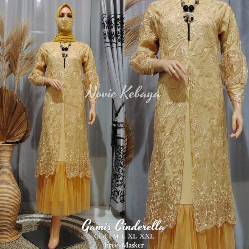 NEW PRODUK ORIGINAL/GAMIS KEBAYA PESTA/BY NOVIE