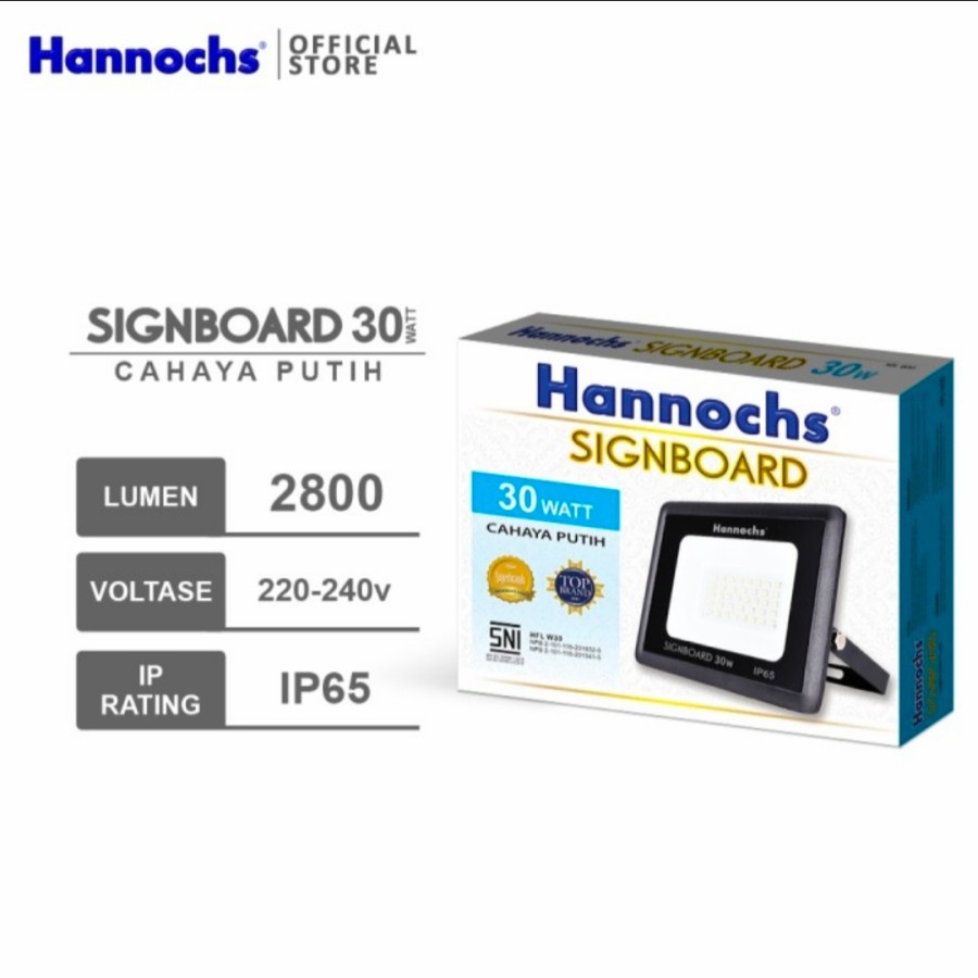 Lampu Sorot Flood Light Hannochs Billboard 30W