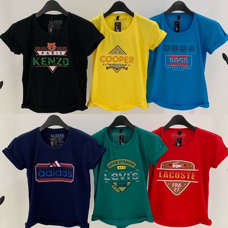 KAOS SOANDEX ANAK SABLON TIMBUL EMBOS