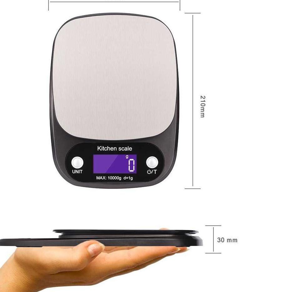 Terjamin Kitchen Scale Timbangan Dapur Digital 1gr 10000 Gr 10