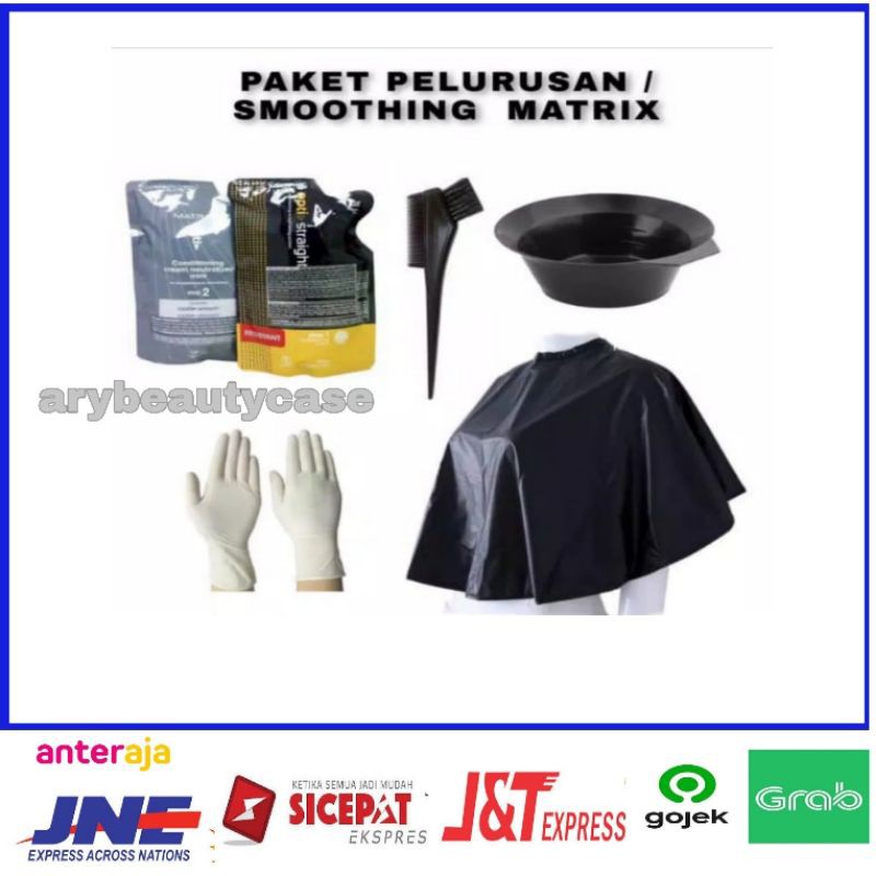 paket Matrix opti straight smoothing Rambut dan alat smoothing