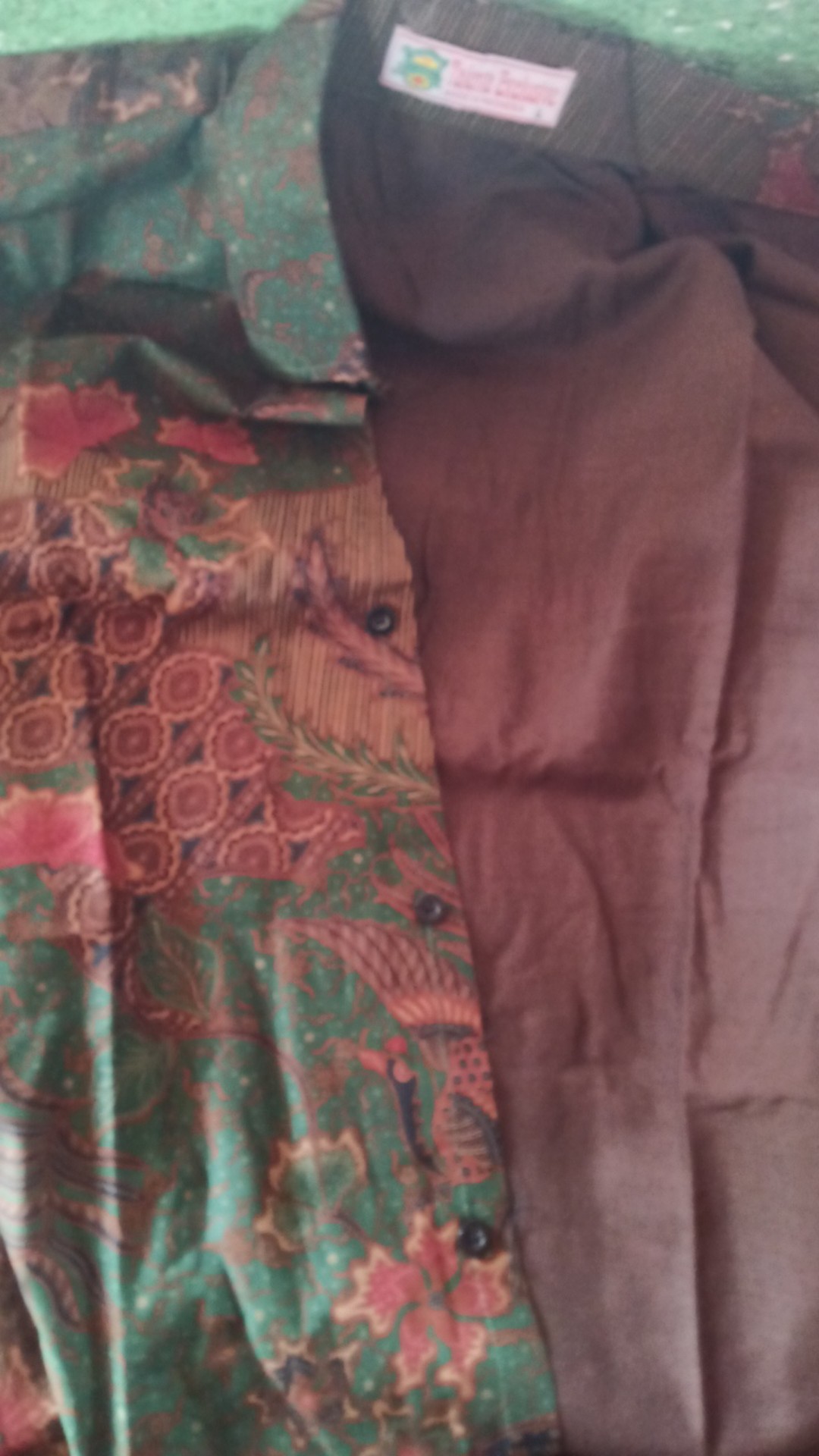 Kemeja Batik Prabu Bahan Katun Baturaden Reguler Fit A542