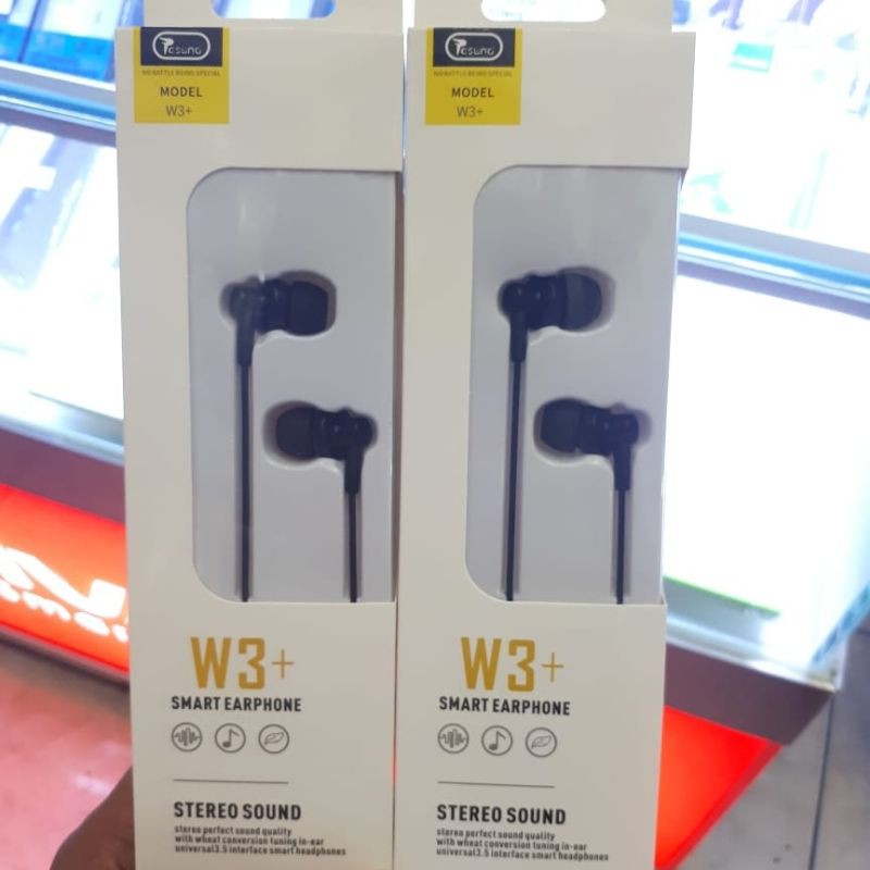 Headset Kabel SuperBass Original Vivan w3+