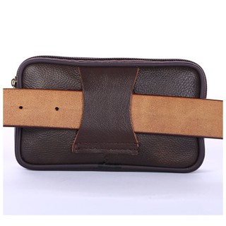 POUCH PRIA MORGAN WA005B7 HAND BAG KULIT COKLAT KOREA 