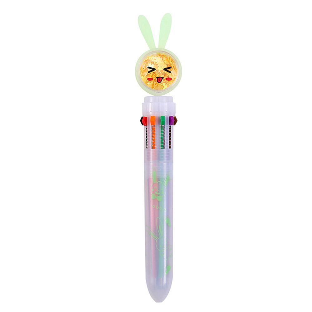 Nanas 1PC Multicolor Bolpoin Korean Style School Pen Sekolah Alat Tulis Kantor