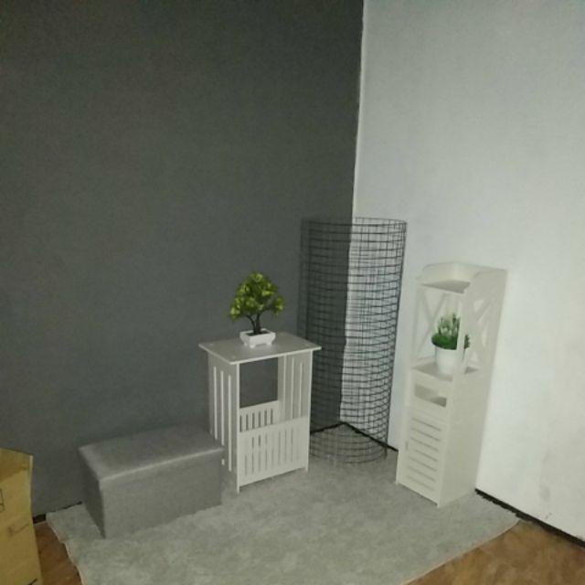 Lemari Kamar Mandi Model Minimalis Furniture Rak Shampo Sabun Handuk