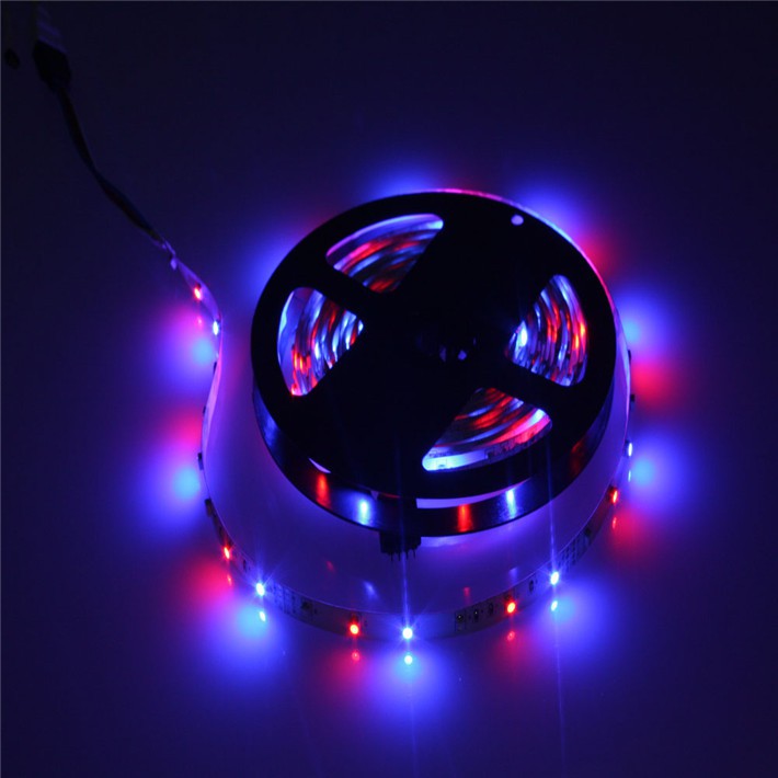 Lampu Led Strip 5m RGB (Warna-warni) with remote 12v-220v/ AC DC