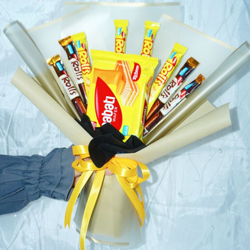 

bouquet snack / buket snack / bucket / bouquet wisuda / bouquet murah / kado unik