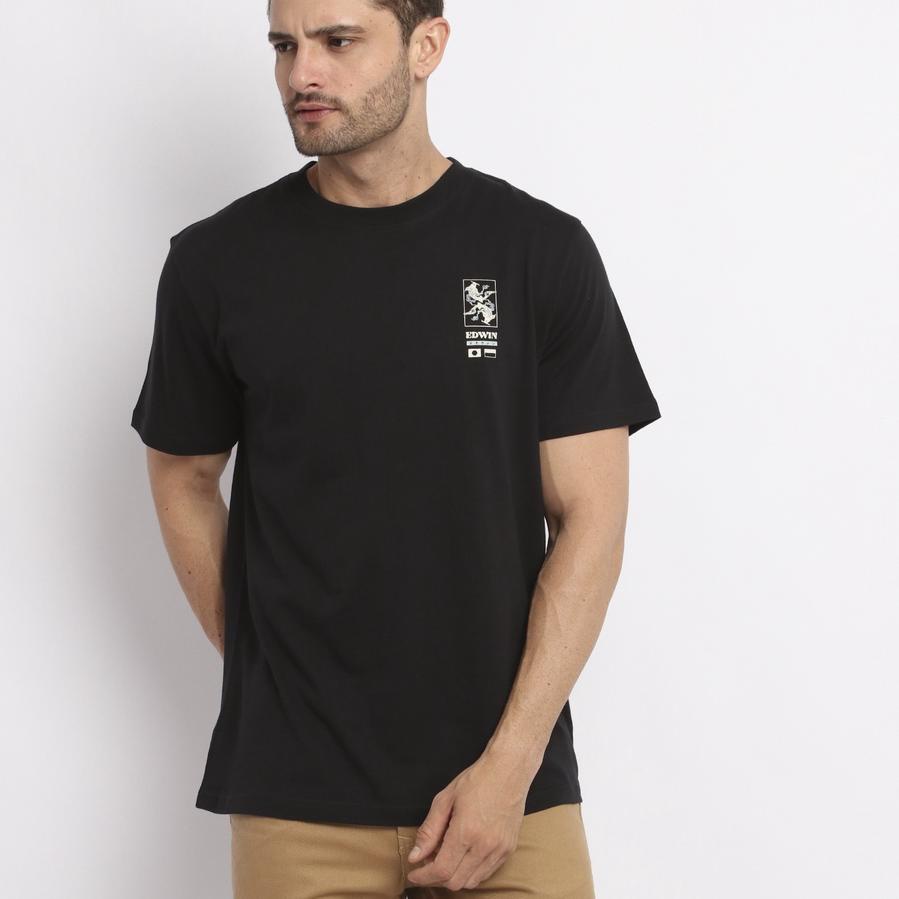 ☆ T-SHIRT 7.0 KOI BLACK Kaos Casual Pria Lengan Pendek SS - Baju Atasan Top Man Tshirt Crewneck Edwi