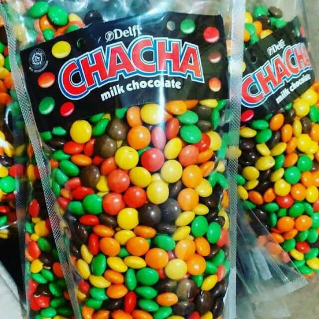 

chacha milk chocolate , permen