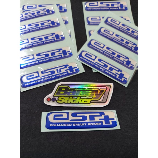 STICKER EMBLEM ESP+ TIMBUL 3D