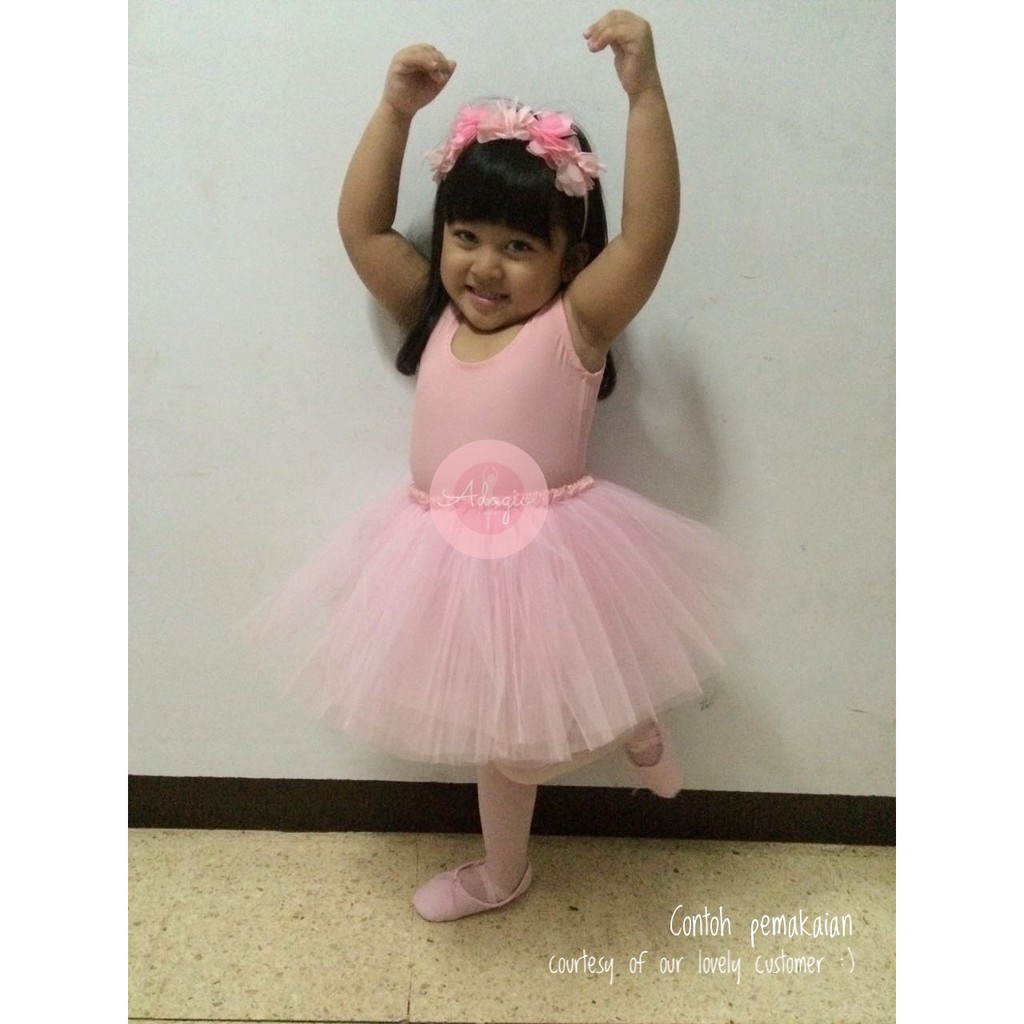 Leotard Baju Balet Senam Gymnastic Atasan Anak