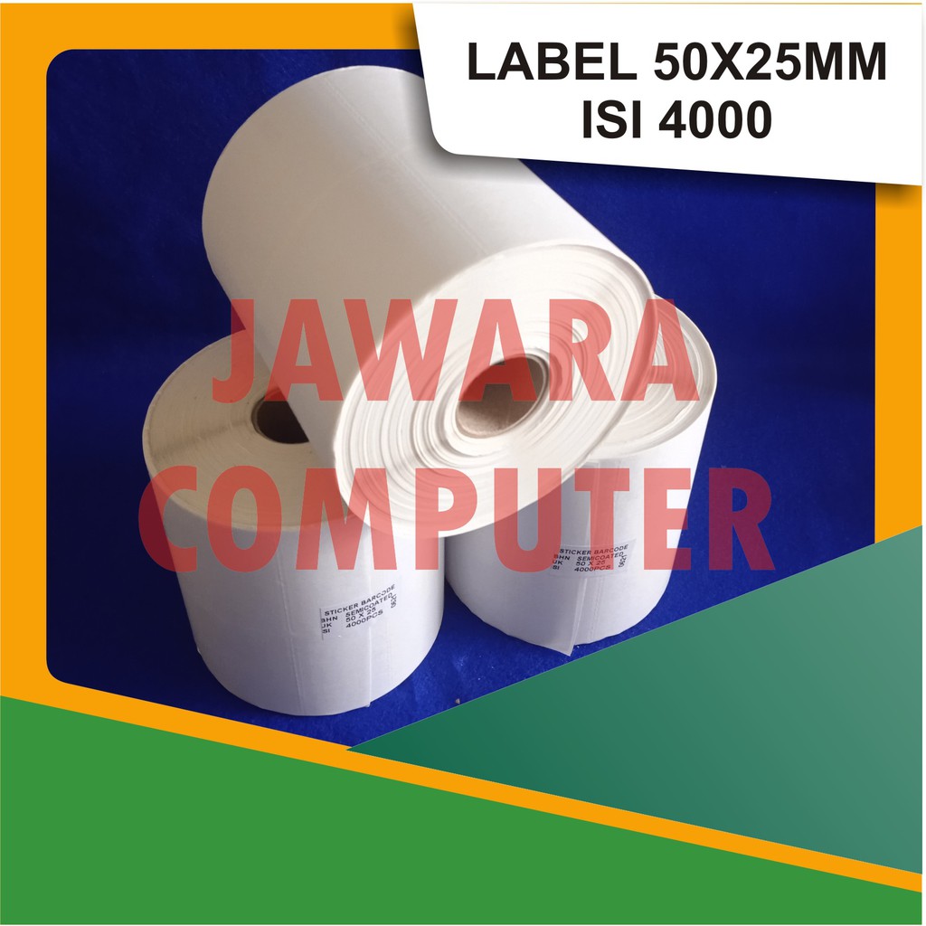 

LABEL 50X25MM ISI 4000