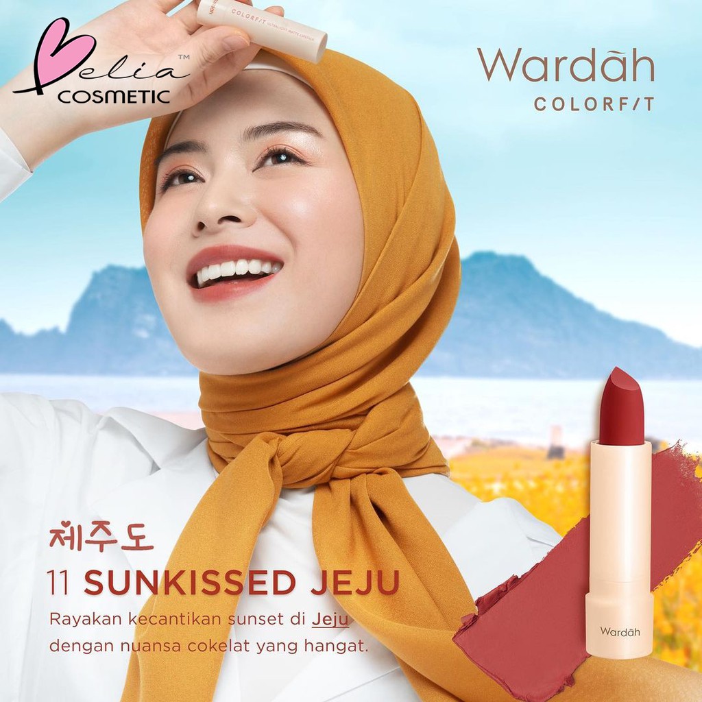 ❤ BELIA ❤ WARDAH Colorfit Ultralight Matte Lipstick 3.6g | lipstik mate wardah