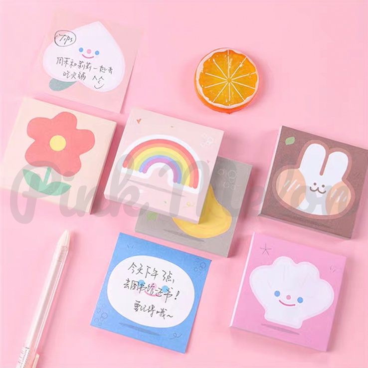 

Kertas Memo Sticky Notes Marker Index Motif Kartun Lucu Unik