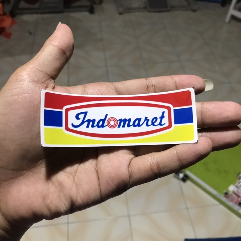 Sticker Indomaret Alfamart Bijian Anti Air