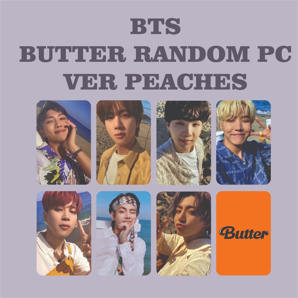 BTS BUTTER ALBUM RANDOM PHOTOCARD