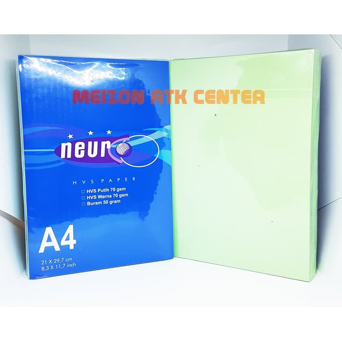 

Jual Neuro Kertas HVS A4 Warna 70gr HIJAU terbaik