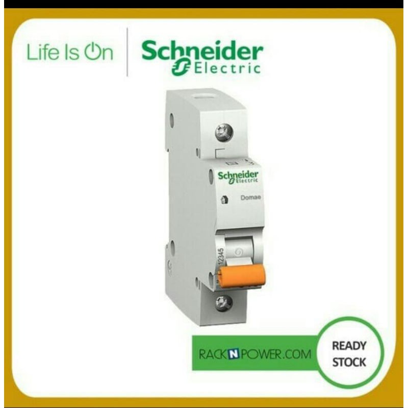 mcb 1phase 1pole 50ampere schneider 50a 50 a