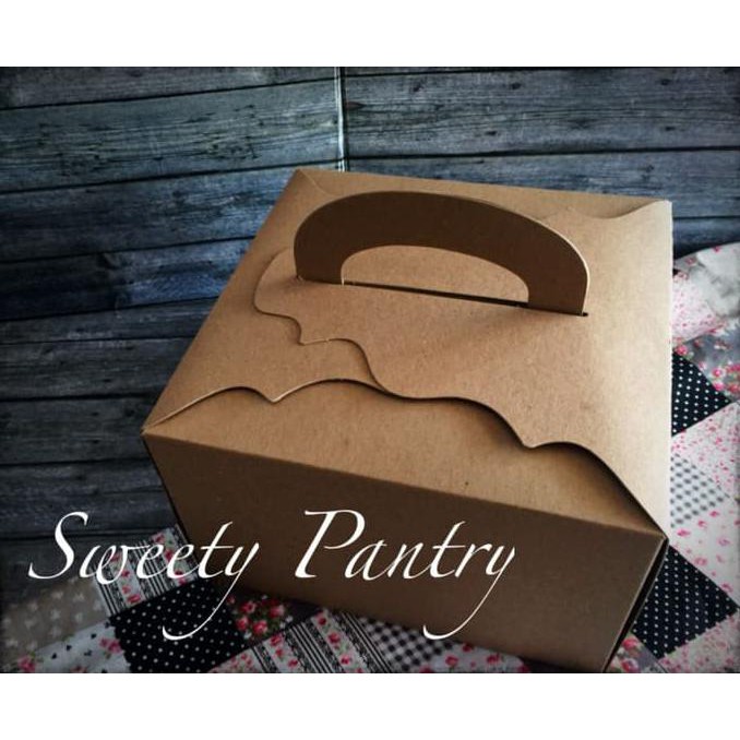 

R646T75R-Sale- Packaging Box / Dus Kue / Gift Box Ukuran 25X25 Model Tenteng