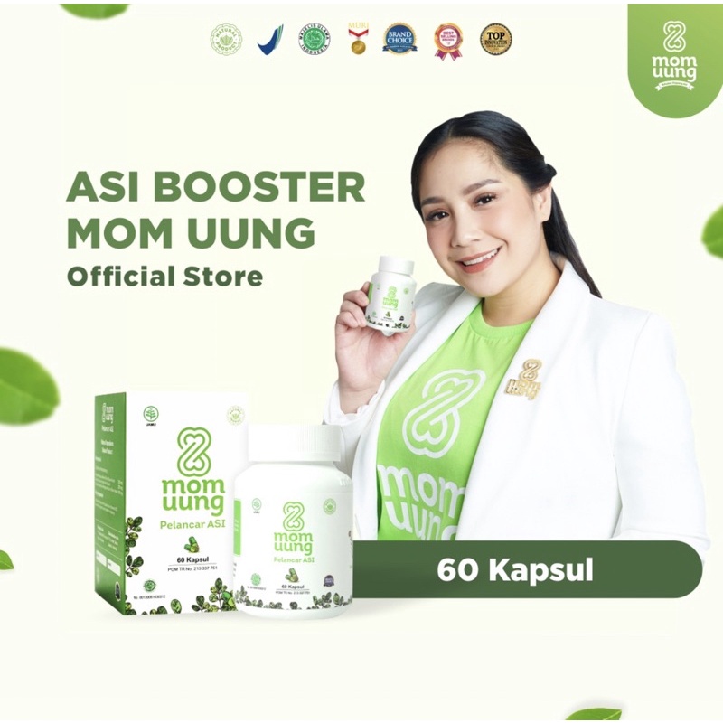 MOM UUNG PELANCAR ASI ISI 30 KAPSUL DAN 60 KAPSUL / PELANCAR ASI / SUSU PELANCAR ASI