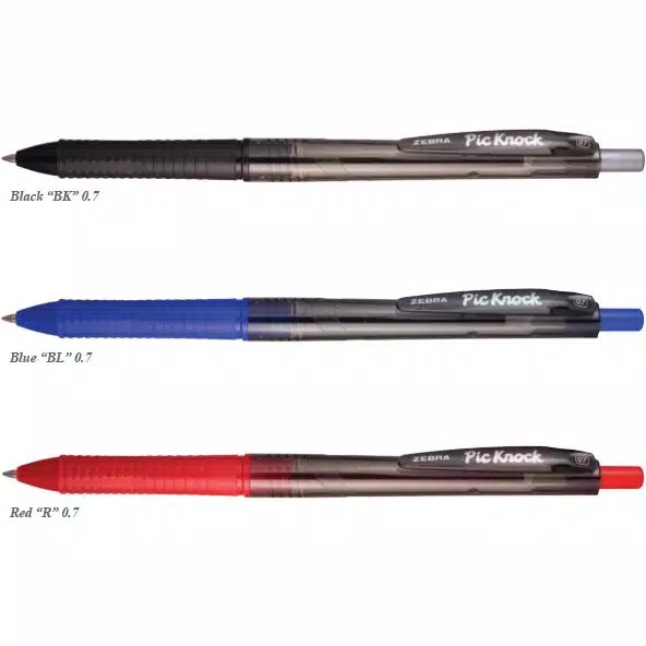 

Pulpen Pic-Knock Semi Gel Ink Zebra - 0.7 mm