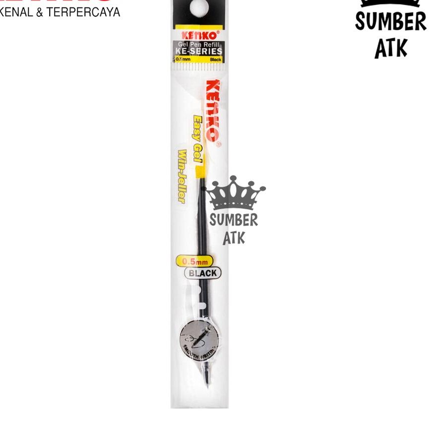 

*Paling Laku* Refill Pen Kenko Easy Gel 1 BOX 24 PCS HITAM dan BIRU , KE Series / Isi Pulpen / Isi Ulang Pen Terjamin