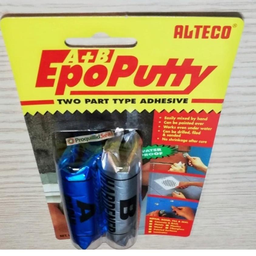 

Ready Stock C8QIA Lem Epo Putty Alteco / Epo Putty / Lem porting 100 gram 99 Terkini