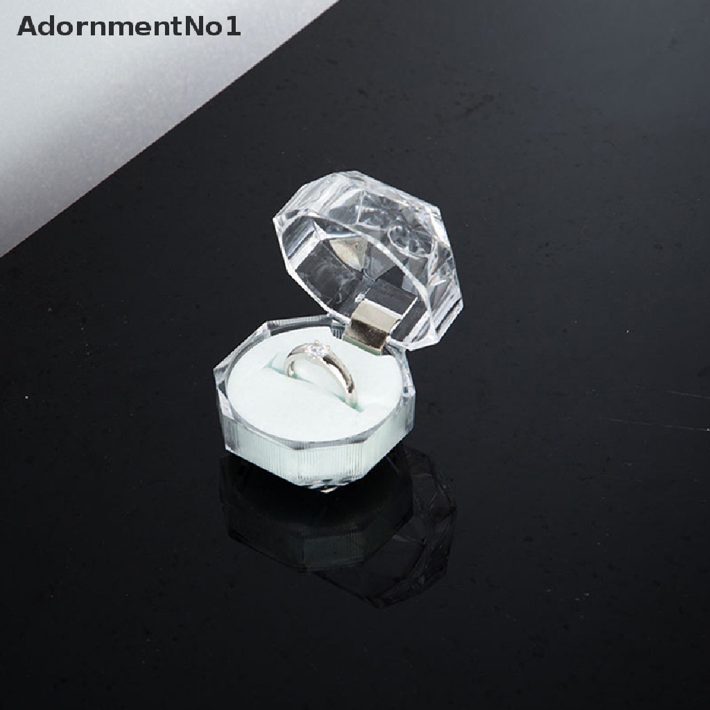 (AdornmentNo1) 20pcs / lot Kotak Perhiasan Cincin / Anting Bahan Akrilik