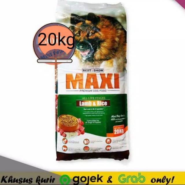 Maxi dog food 20kg