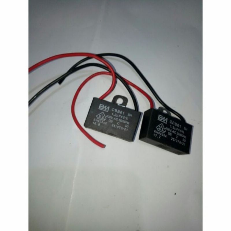 Jual CAPASITOR/KAPASITOR KIPAS ANGIN 1,2UF UNTUK BOXFAN,EXHAUST,DLL Shopee Indonesia