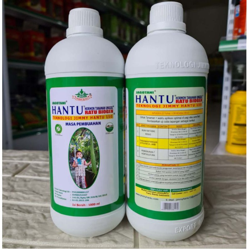 Pupuk Organik Cair NPK Hantu Produk Asli Pupuk Jimmy Hantu 1000 Ml