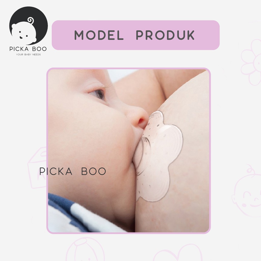 PICKA BOO Nipple Cover Protector Pelindung Puting Ibu ASI Menyusui Melindungi Gigitan Bayi