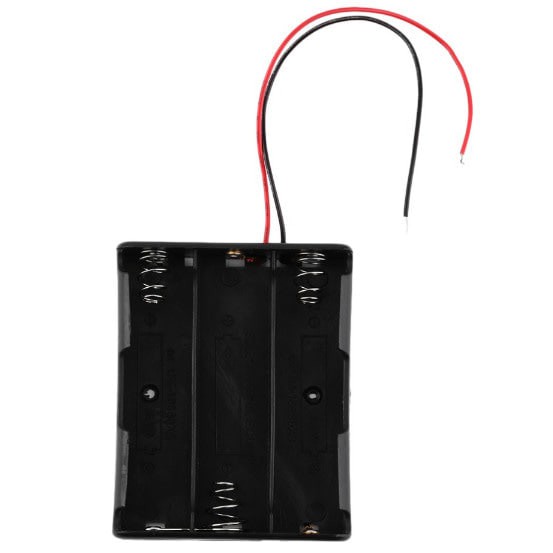 BATTERY HOLDER SOCKET TEMPAT KOTAK CASE BATERAI 3.7V 3X 18650 3 X