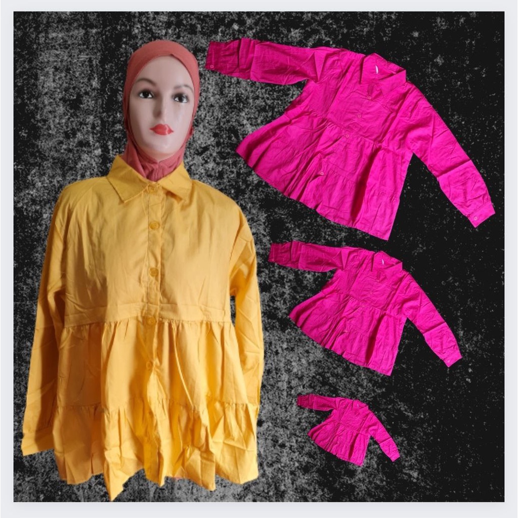 PRELOVED ATASAN KEMEJA KEKINIAN KATUN POPLIN GLORY