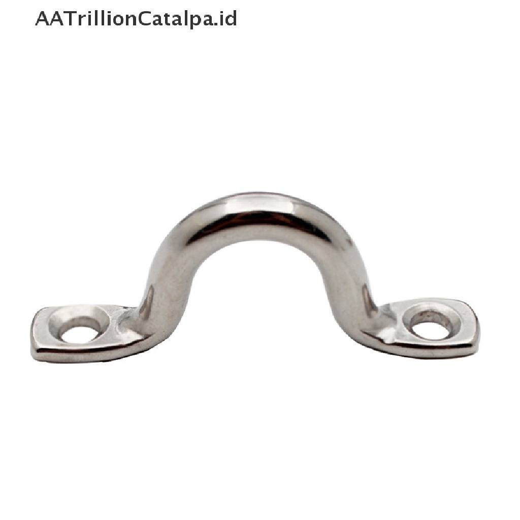 Aatrillioncatalpa 4Pcs Klip Pengait Gagang Pintu Kapal Yacht Bahan Stainless Steel 316