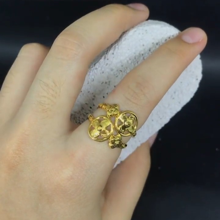 cincin anak dan dewasa emas asli model selisih bunga kadar 700 70% 16k 22 2gram 10 11 12 13 14 15 16 17 18 lilit