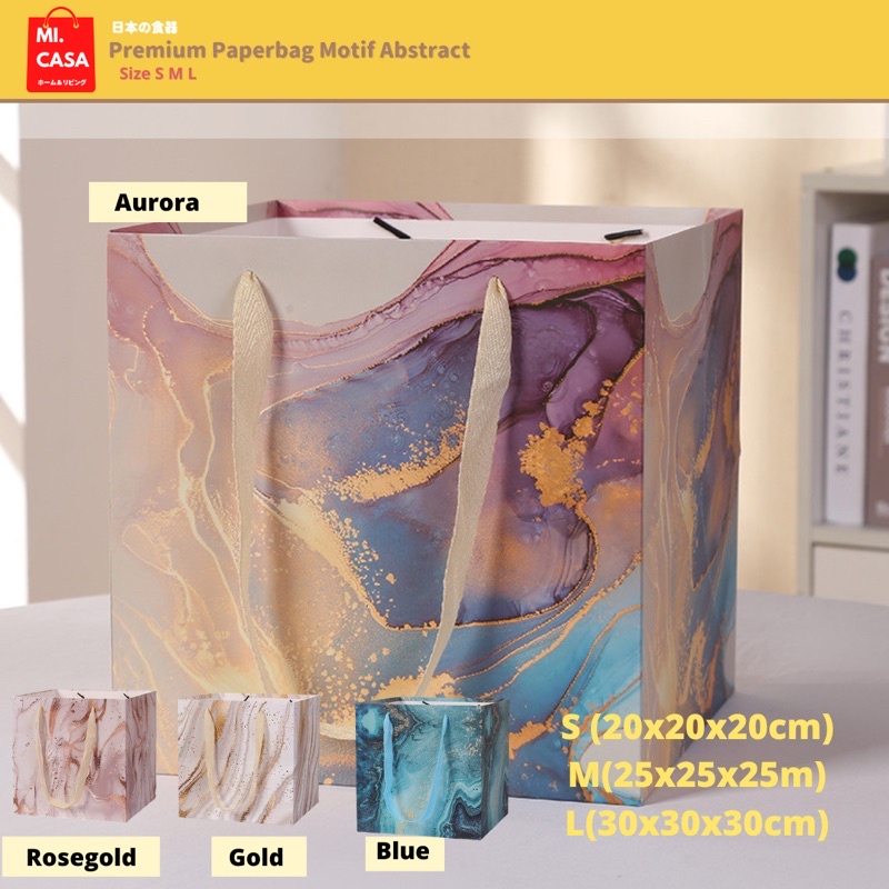 

Mi.casa-Premium Paper Bag Motif Abstract (ADA MINIMAL ORDER)