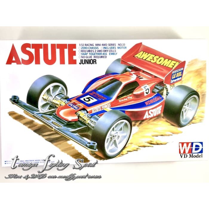 Tamiya DD Astute Junior Red Mini4WD Zero Chassis VCAST02 H02