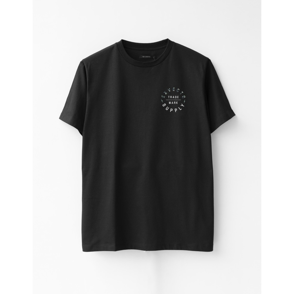 KAOS PRIA EXVECTO MILITARY STAMP BLACK