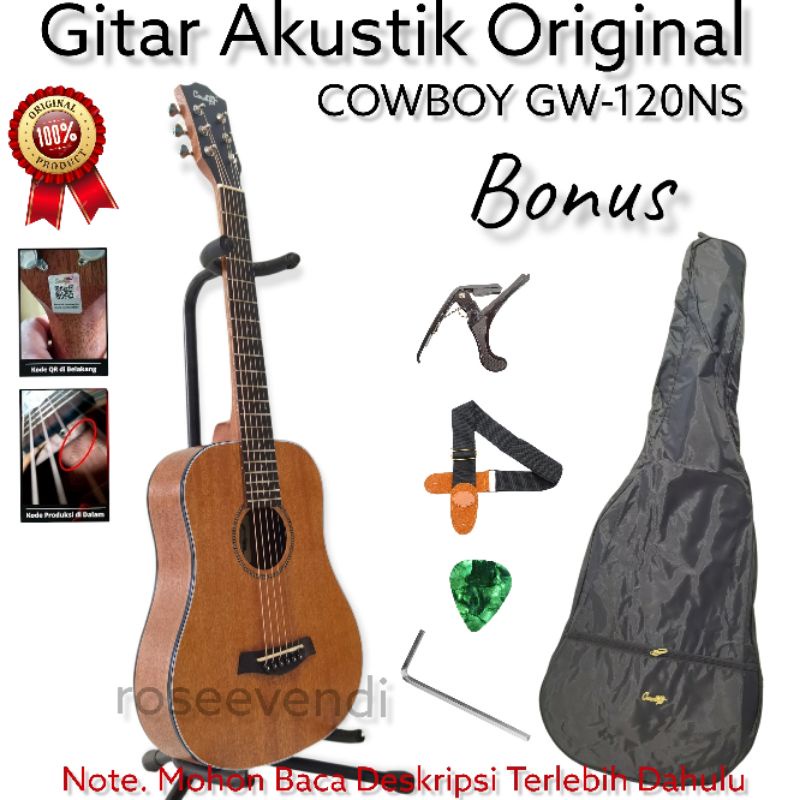 Gitar Akustik 3/4 Cowboy GW-120NA GW-120NS Original