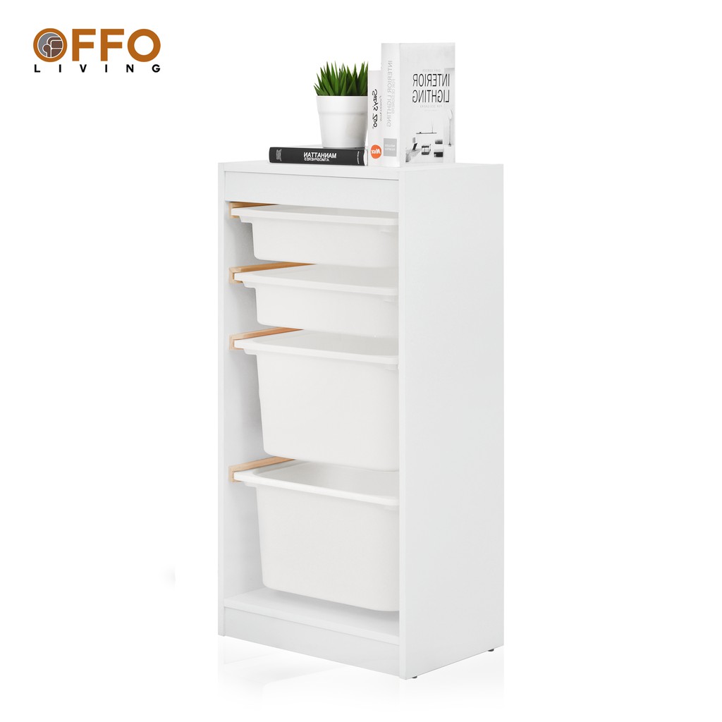 Offo Living - Rak Penyimpanan Multifungsi Mainan Anak Toy Cabinet Box