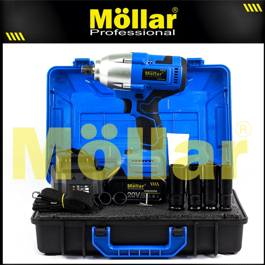 MOLLAR CIW20500 Cordless Impact Wrench Brushless 500 Nm / JLD 48s