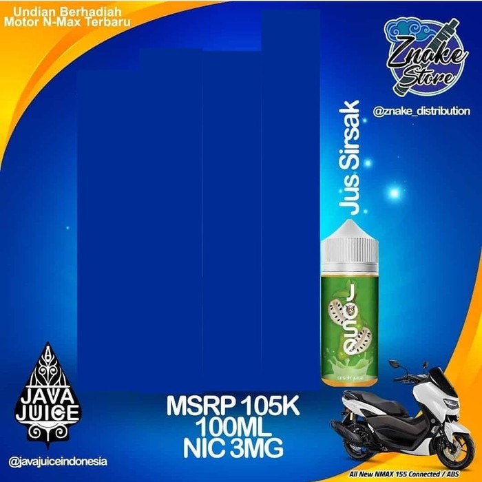 liquid Jose 100ml 8rasa by Java Juice x Znake Store berpita cukai