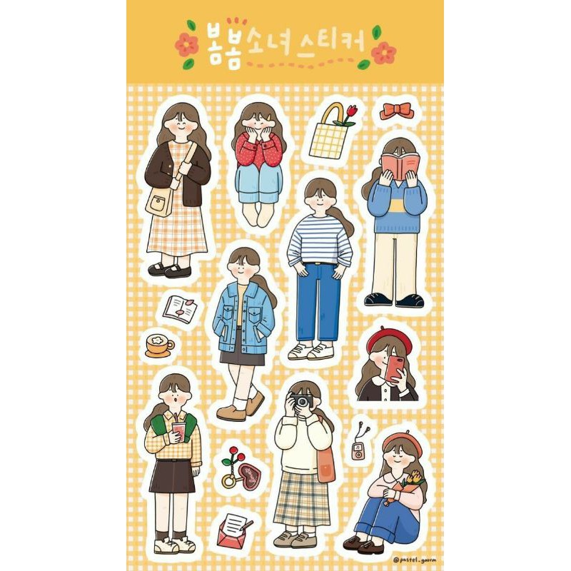 

STICKER GIRLY