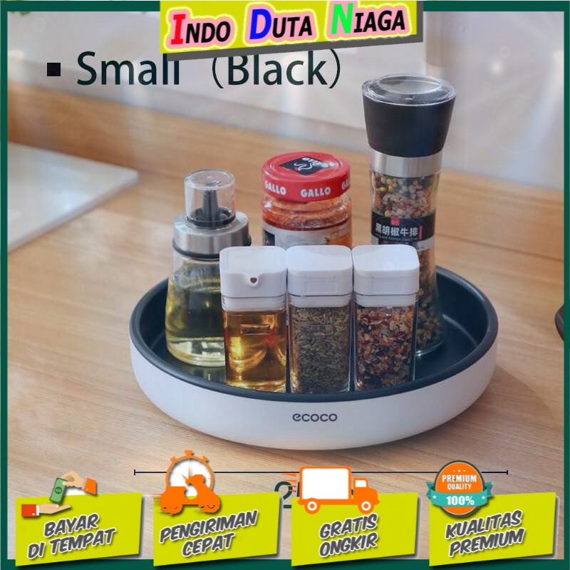 Ecoco Rak Botol Tempat Bumbu Dapur Model Putar - E202