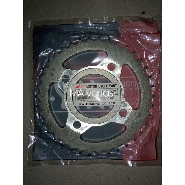 Gear sprocket gigi belakang honda GL 38T