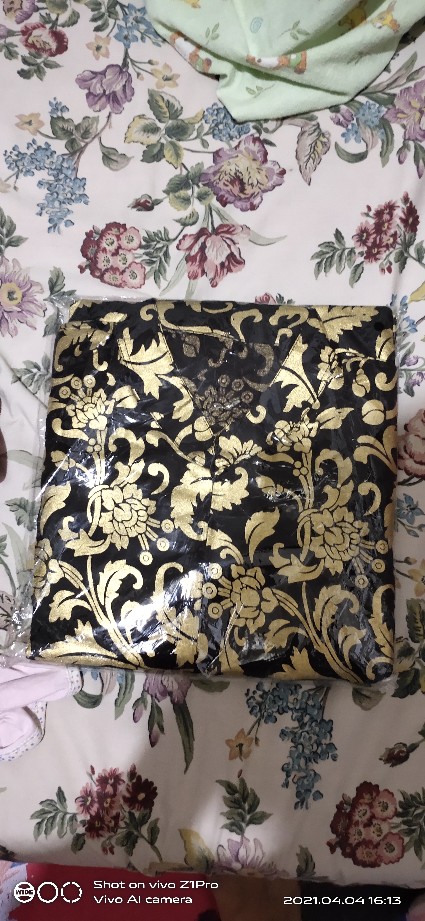 Maura Couple Gamis All Size & Jumbo Batik Prada Bakung Kembang Gede B153 Fashion Muslim