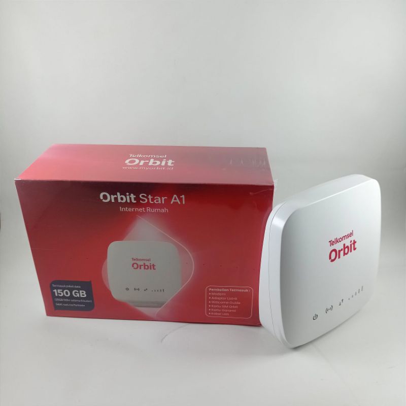 ADVAN MODEM ROUTER ORBIT STAR A1 4G LITE + KARTU TELKOMSEL LOCK